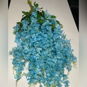 Twelve (12) Westeria Flower Vines Garland Silk Hanging Decor